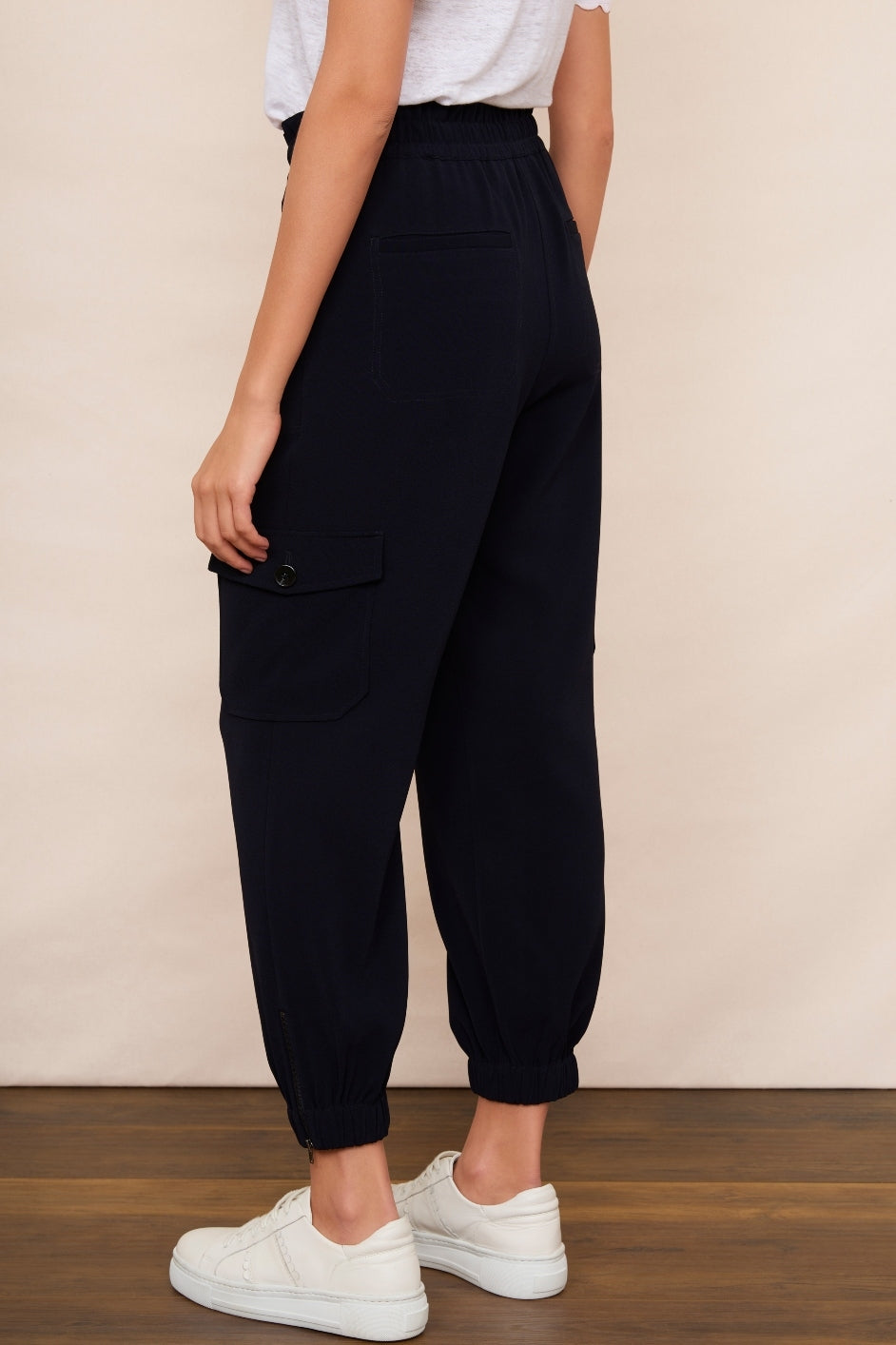 Aniyah Tailored Cargo Trousers - Midnight – WYSE London