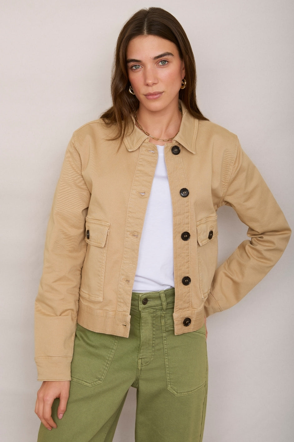 Catrin Jacket Sand – WYSE London