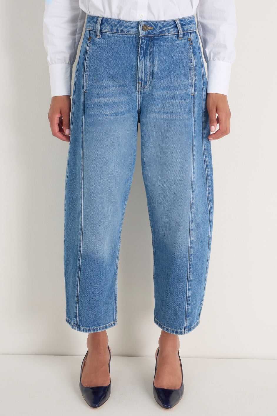 Charlie Horseshoe Jean - Mid Wash – WYSE London