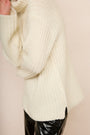 Coralie Chunky Roll Neck Jumper - Ivory