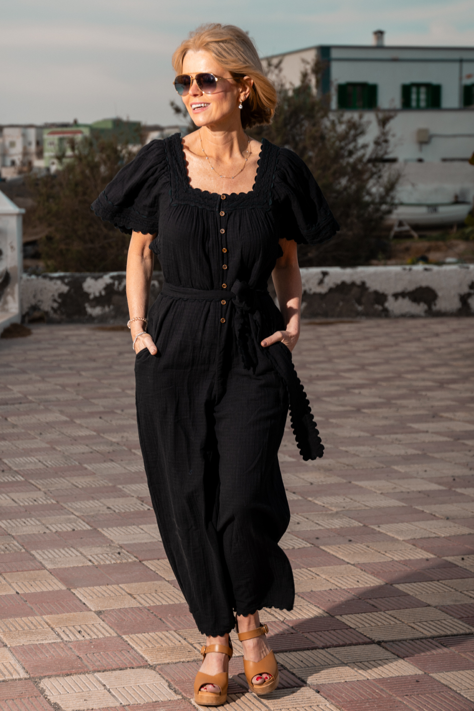 Briella Jumpsuit - Black – WYSE London