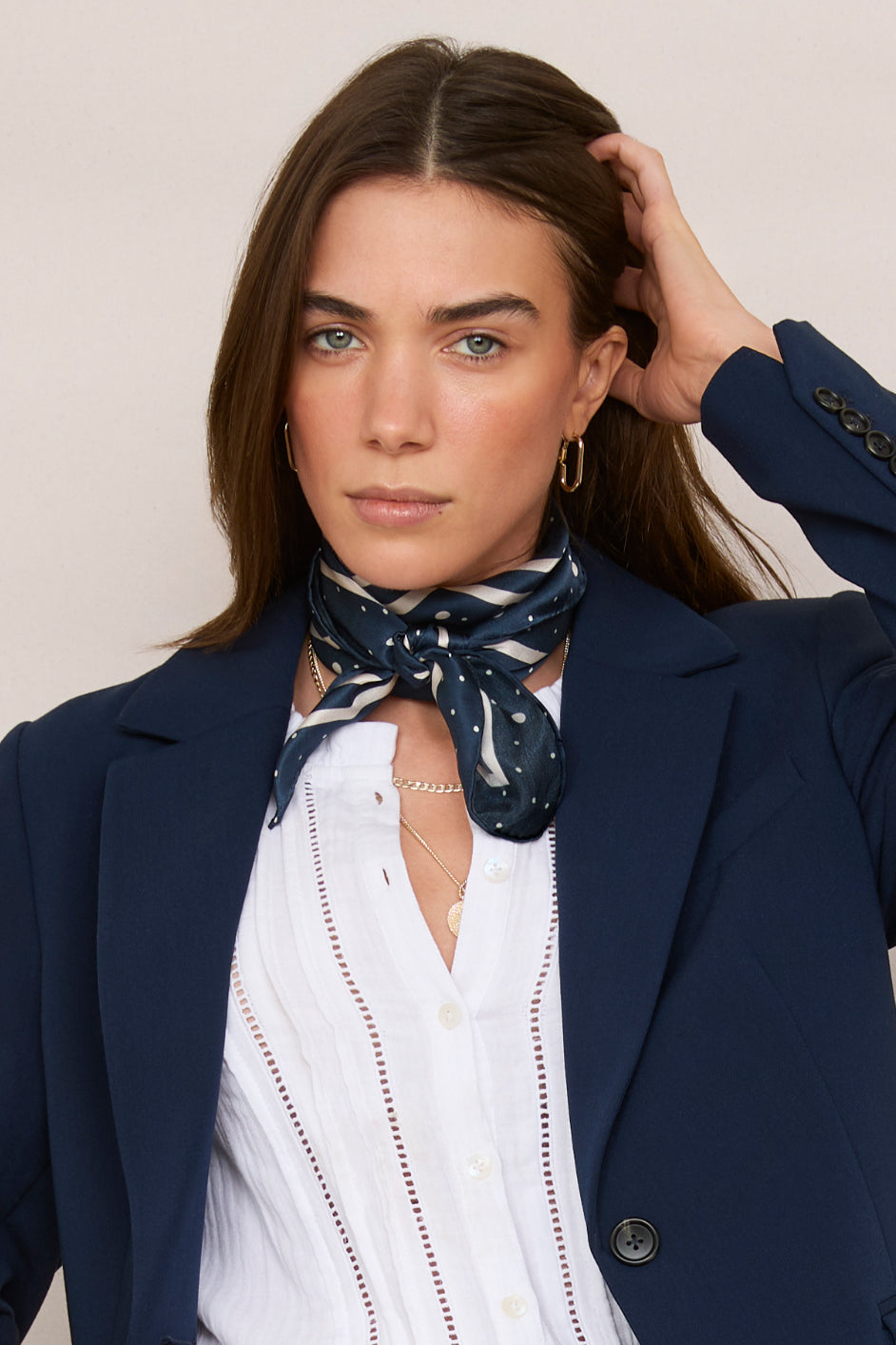 Bow Tie How To Wear Scarves On Formal Shirts Serena Silk Scarf