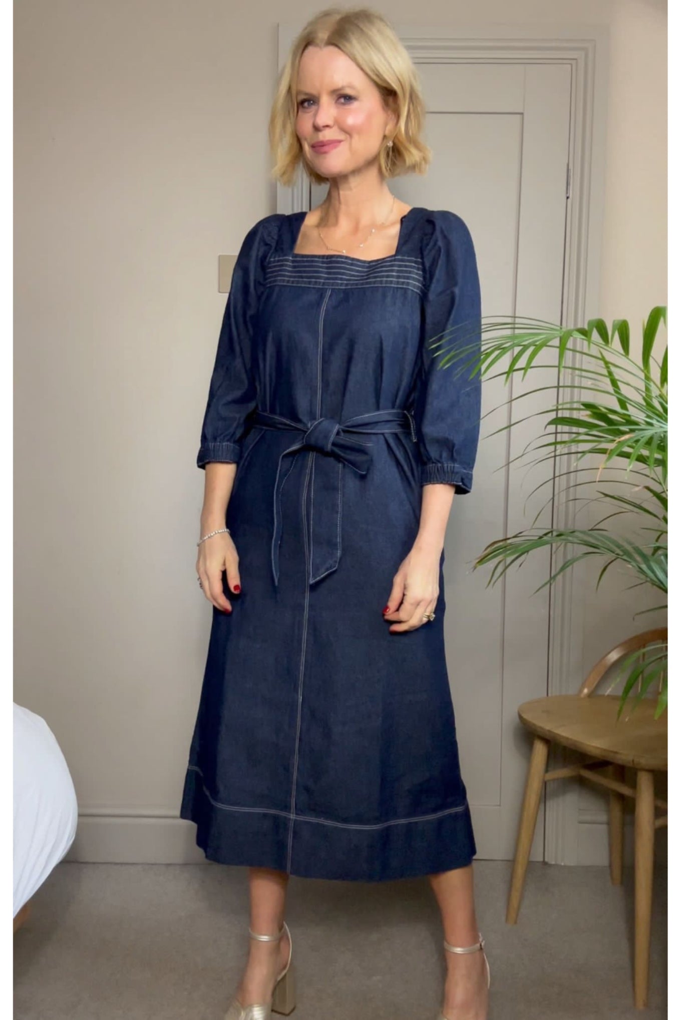 wyse denim dress Alina Dress