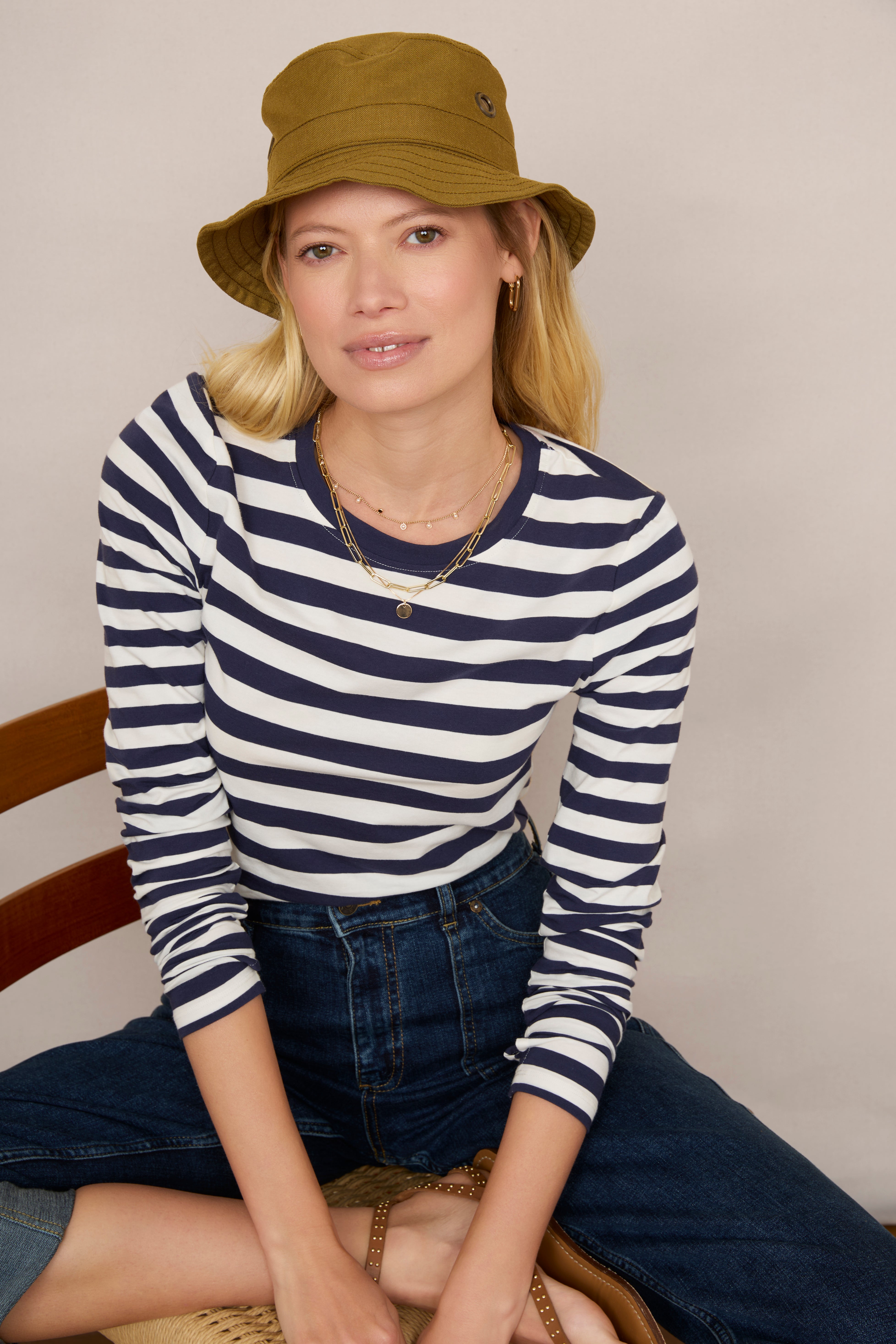 Marlie Knit Top - Multi Stripe