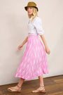 Ophelie Skirt - Pink Ikat
