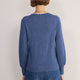 Fleurine Double Layered Jumper - Denim Blue/Blue Trim