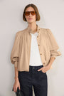Lana Bubble Hem Trench - Sand