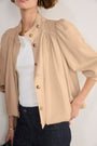Lana Bubble Hem Trench - Sand