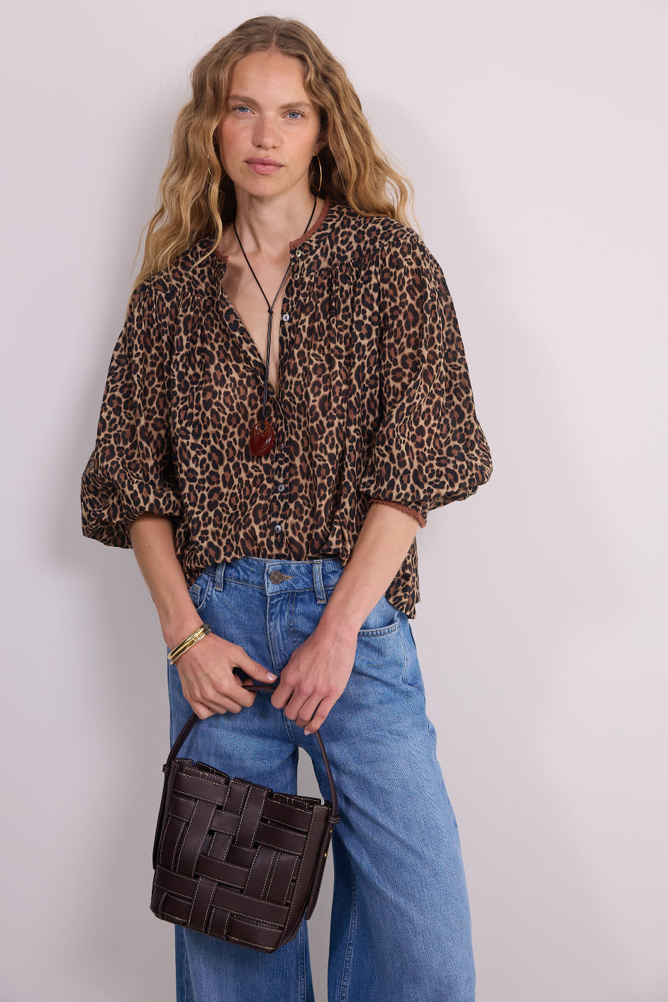 Nova Blouse - Leopard