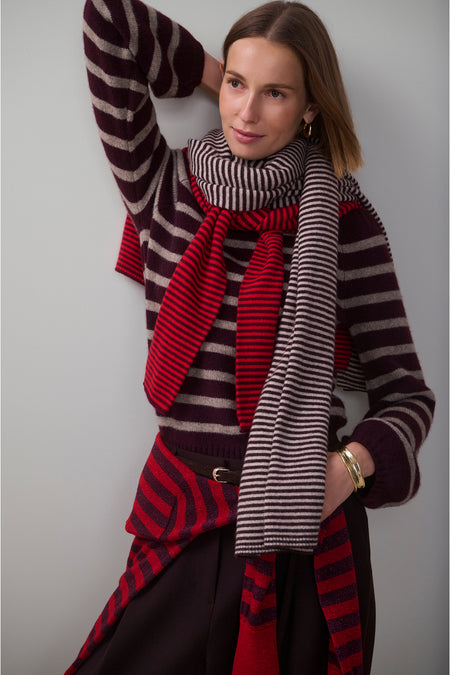 Celina Scarf - Cocoa/Latte