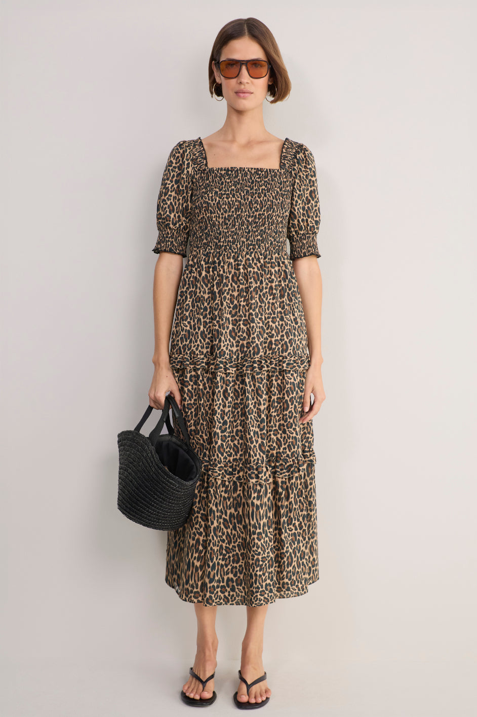 Blair Dress - Leopard