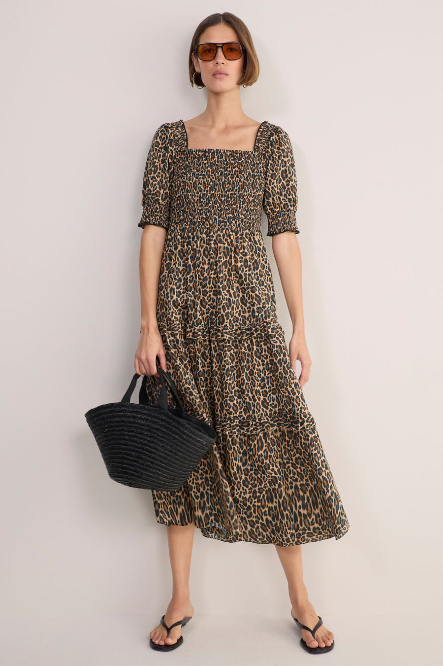 Blair Dress - Leopard