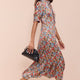Fabienne Silk Dress - Ditsy