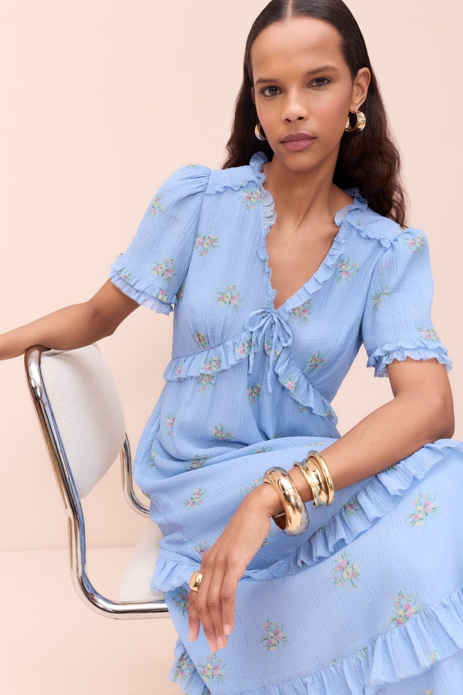 wyse fabienne silk dress WYSE London - Fabienne Silk Dress