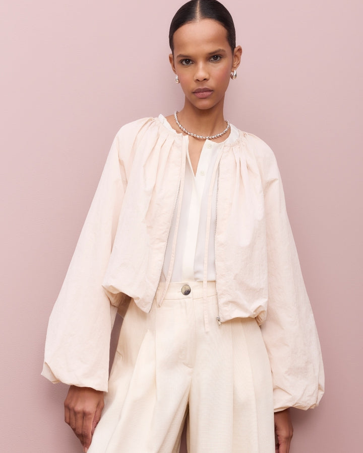 Penelope Puffball Jacket - Dusky Pink