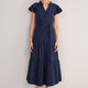 Talya Jersey Dress - Midnight