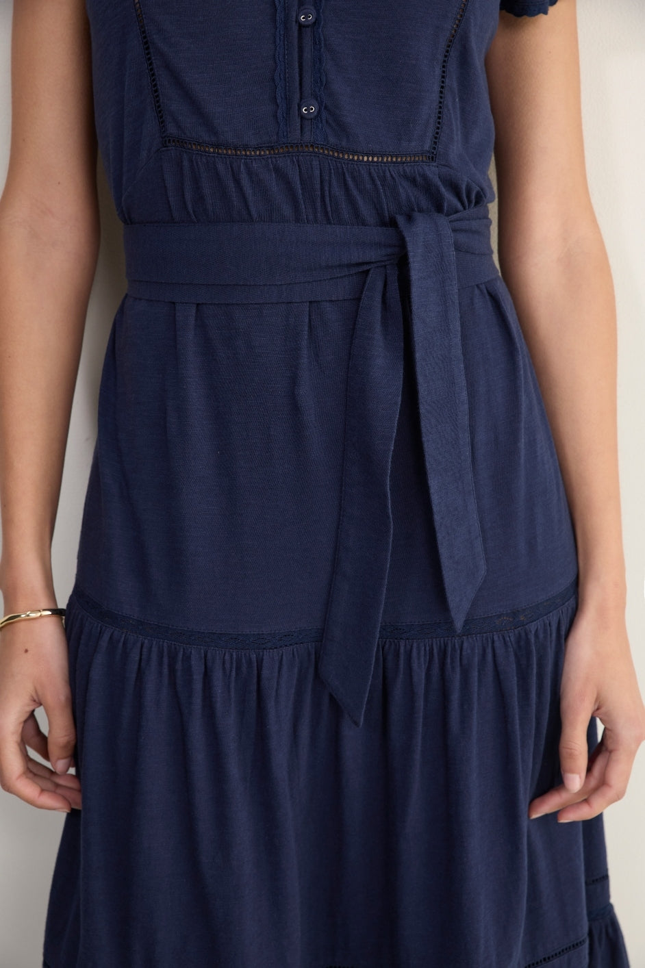 Talya Jersey Dress - Midnight