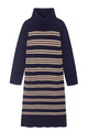 Rylee Knitted Dress - Midnight/Camel