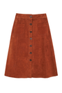 Pia Suede Skirt - Tan