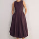 Collette Puffball Dress - Chocolate
