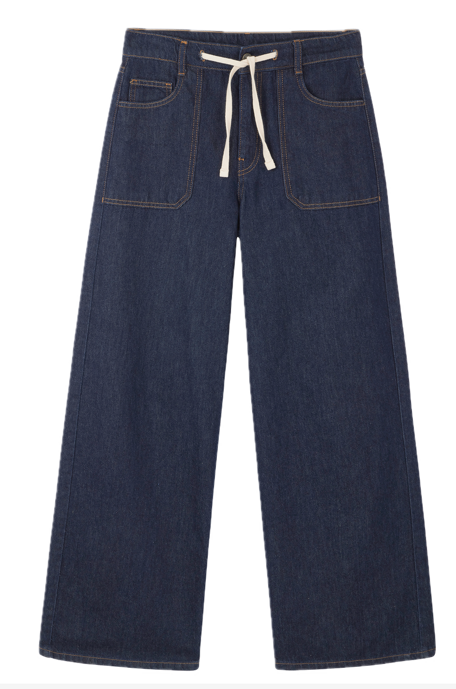 Tallulah Carpenter Tie Jean - Rinse Wash