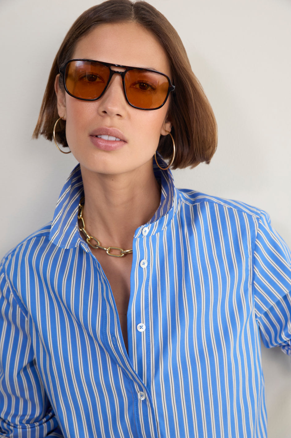 Elma Shirt - Regatta Blue Stripe