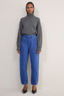 Abbey Barrel Leg Jean - Cobalt Blue