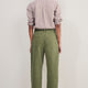 Abbey Barrel Leg Jean - Khaki