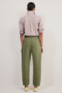 Abbey Barrel Leg Jean - Khaki