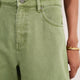 Abbey Barrel Leg Jean - Khaki