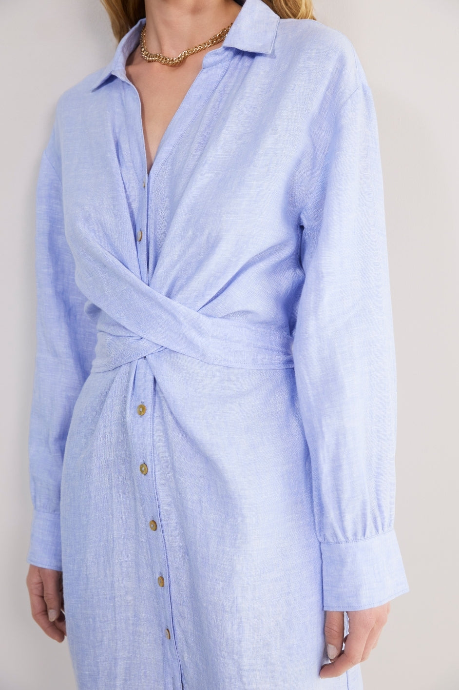 Aisling Shirt Dress - Chambray