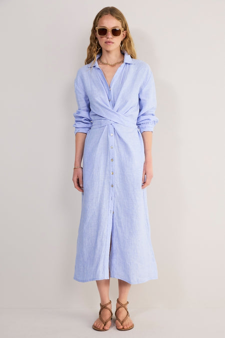 Aisling Shirt Dress - Chambray