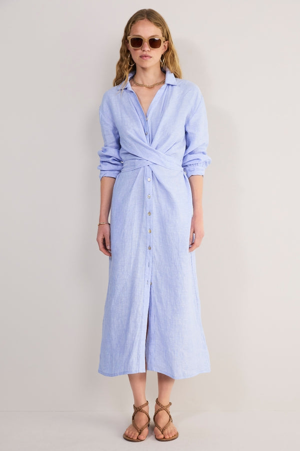 Aisling Shirt Dress - Chambray