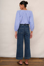 Allie Flare Cropped Jean - Rinse Wash