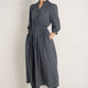 Alina Dress - Midnight/Green Check
