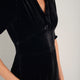 Alina Silk Velvet Jumpsuit - Black