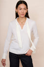 Alora Tie Detail Jumper - Ivory