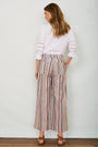 Angeline Cropped Trouser - Multi Stripe