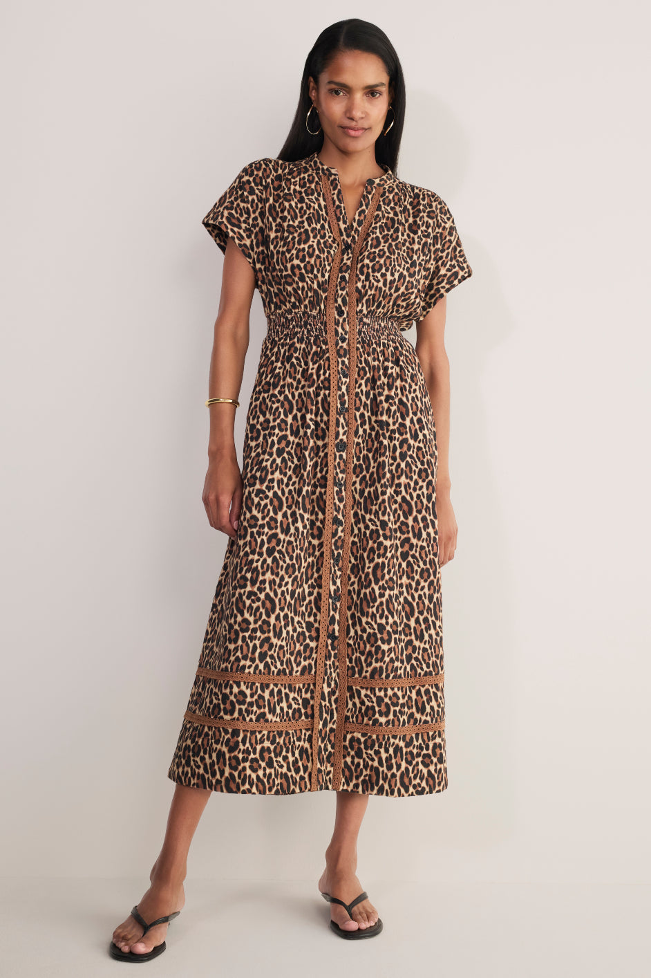 Celeste Silk Satin Dress - Vibrant Autumn Ditsy – WYSE London