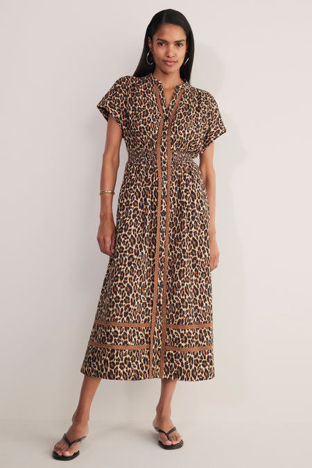Angelique Dress - Leopard