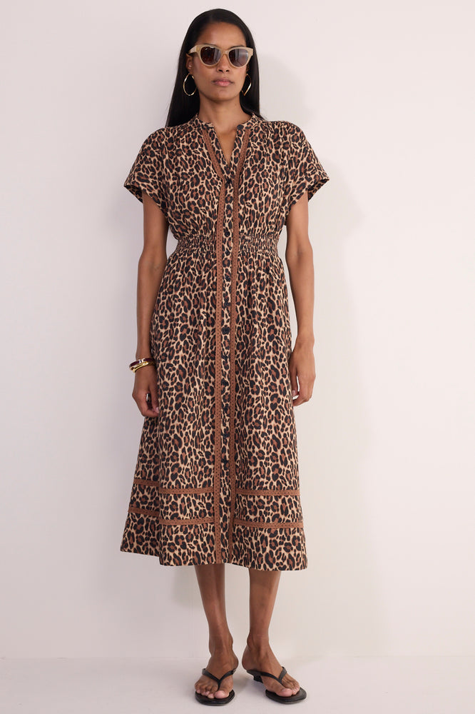 Angelique Dress - Leopard