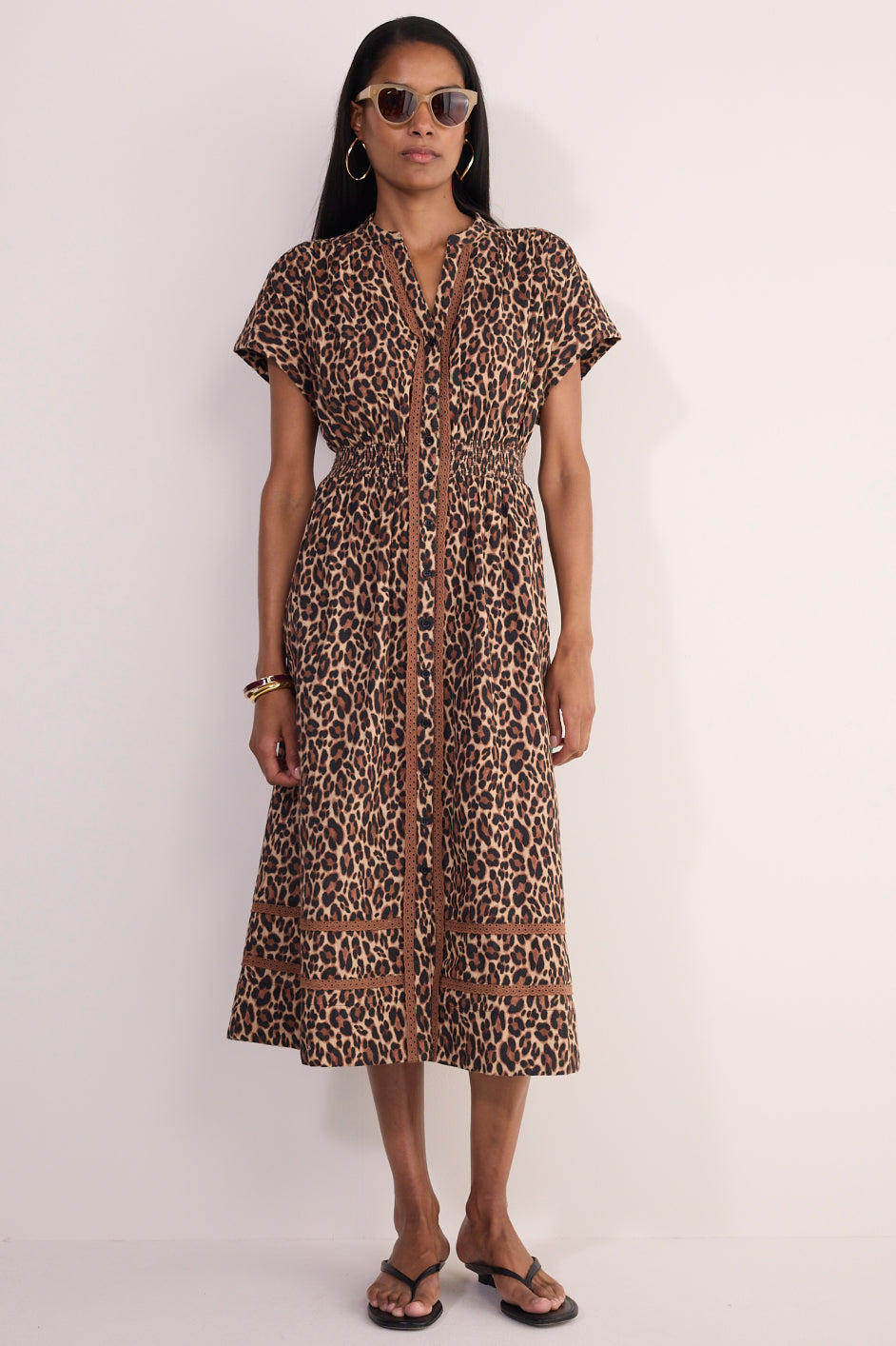 Angelique Dress - Leopard