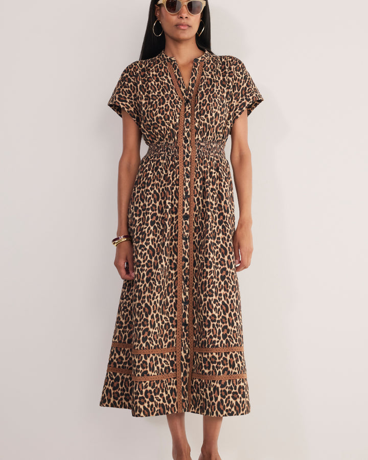 Angelique Dress - Leopard