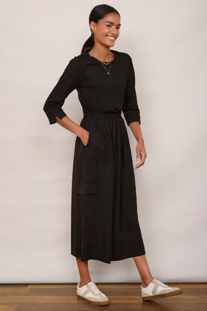 aniyah midi dress Ralph Lauren Aniyah Floral-Print Wrap Midi Dress In Black - 70% Off