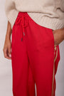 Anya Wide Leg Trouser - Poppy Red