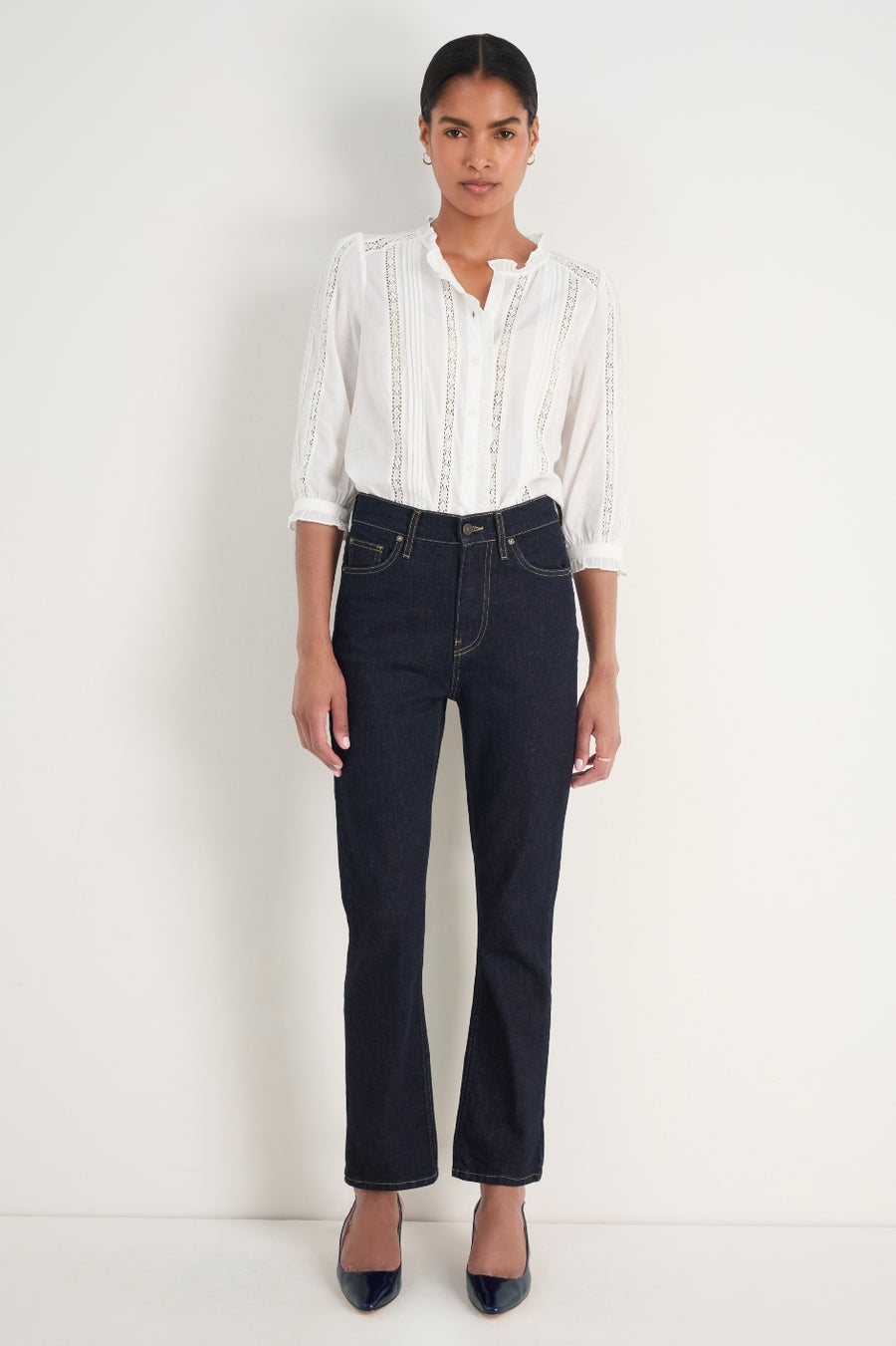 Audrey Slim Jean - Rinse Wash