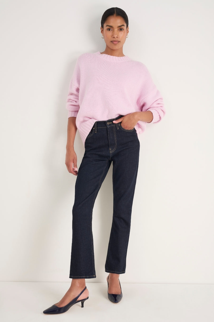 Audrey Slim Jean - Rinse Wash