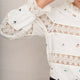 Ava Embroidered Jersey Top - Ivory