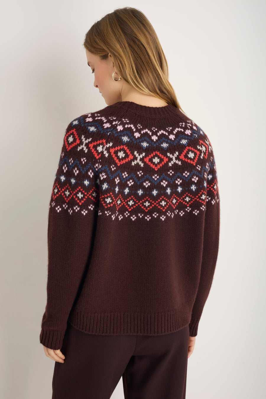 Beau Fairisle Jumper - Cocoa Fairisle