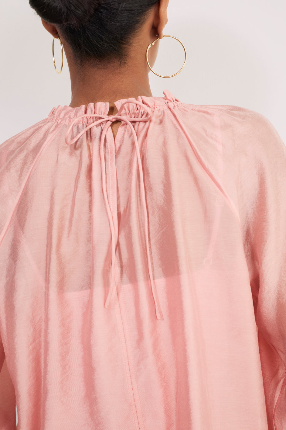 Belle Blouse - Rosewood Pink